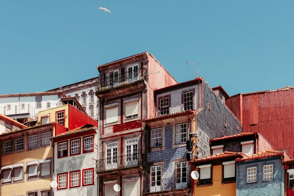 porto houses azulejos Portugal