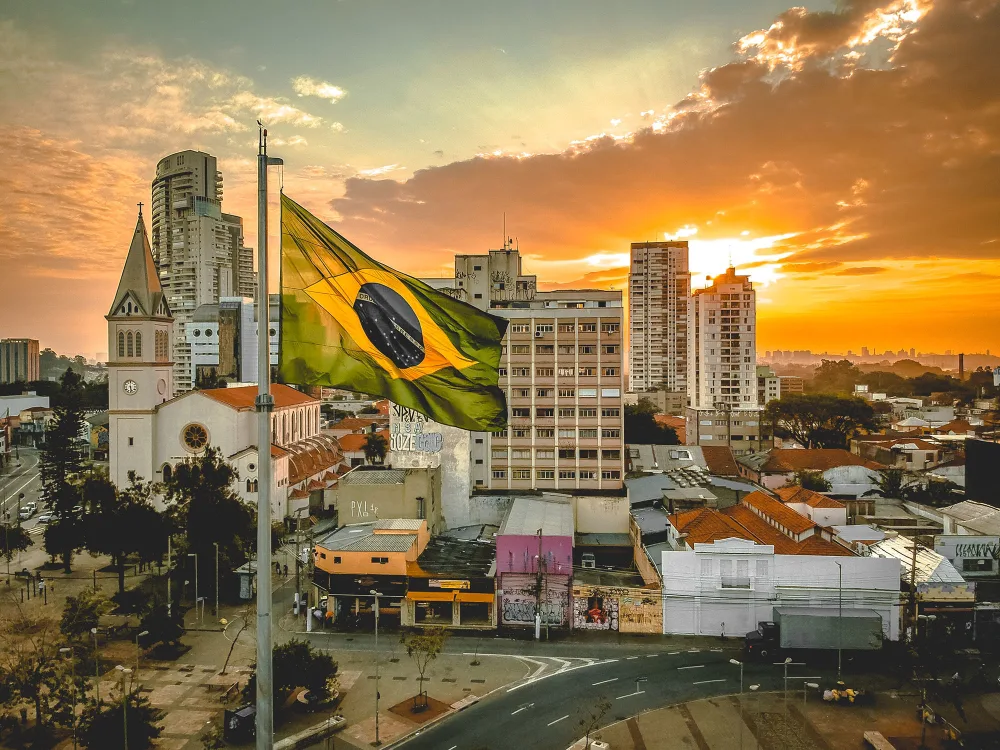 ポルトガル語が公用語のブラジルのイメージ