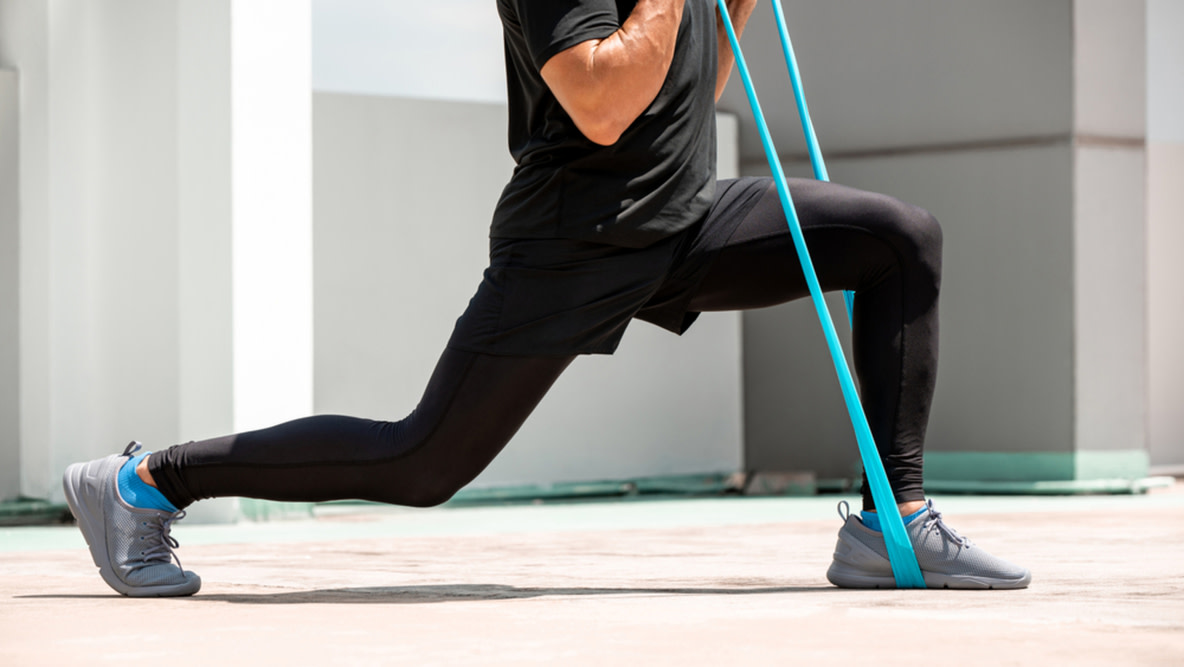 Das Theraband: ein beliebter Begleiter für effektives Training.