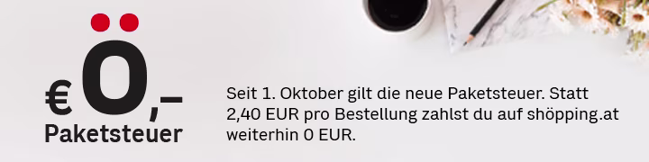 Auf shöpping.at musst du keine Paketsteuer zahlen