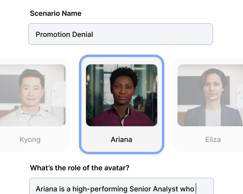 Customize scenarios