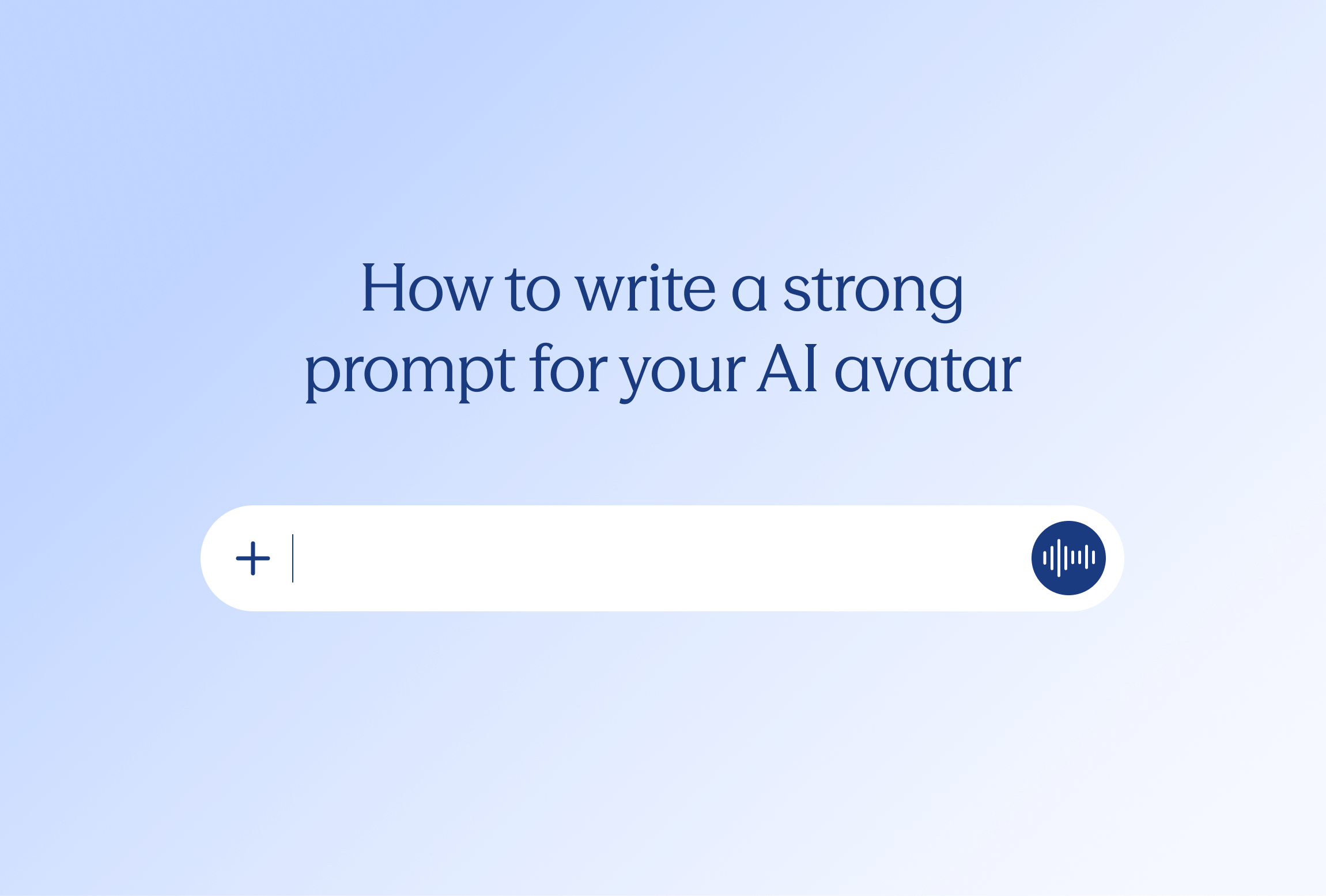 How to write a strong prompt for your AI avatar