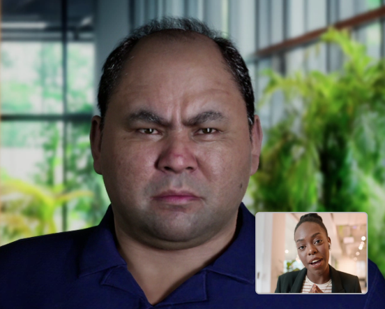 Avatars that react like real people L&D