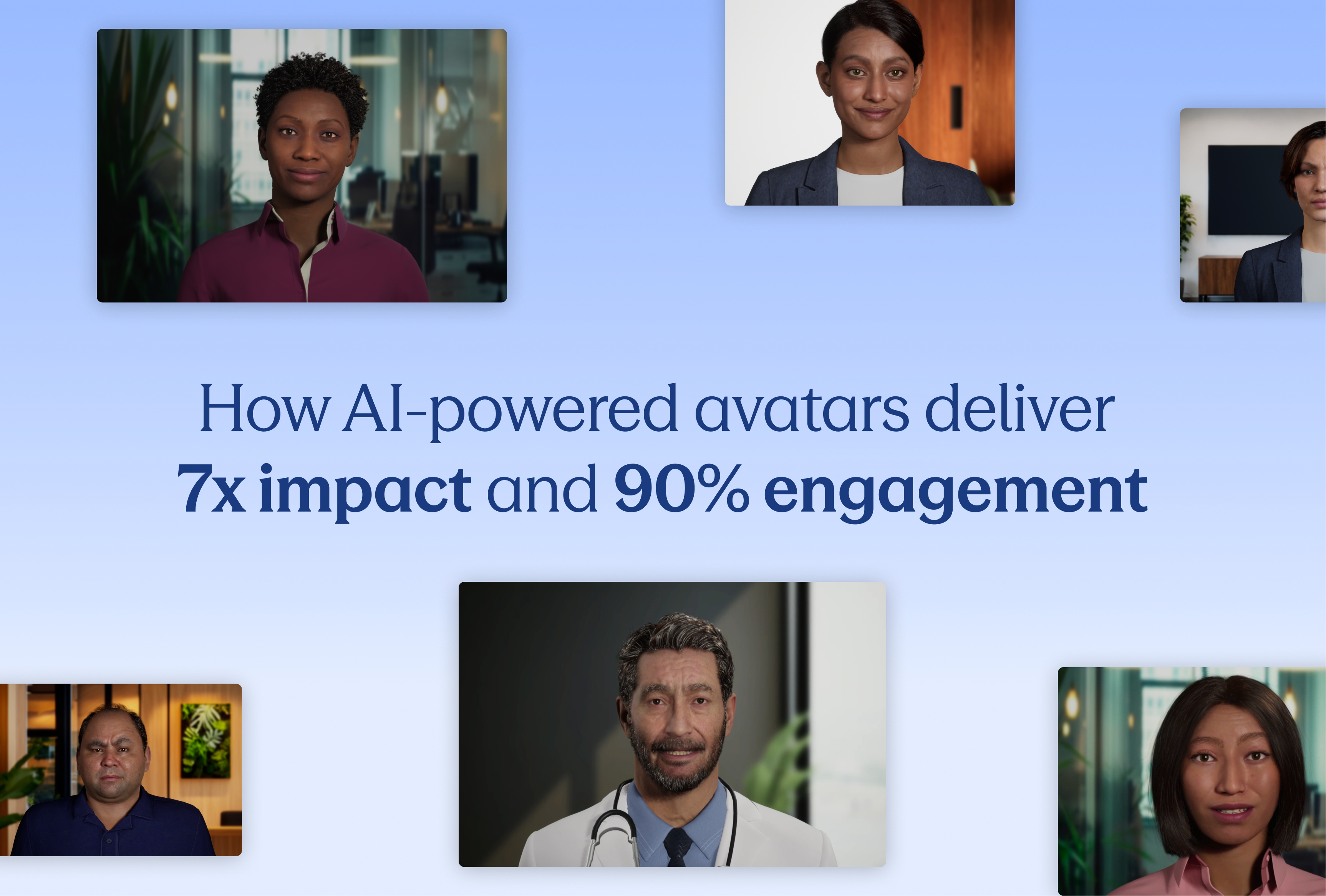 How AI-powered avatars deliver 7x impact and 90% engagement