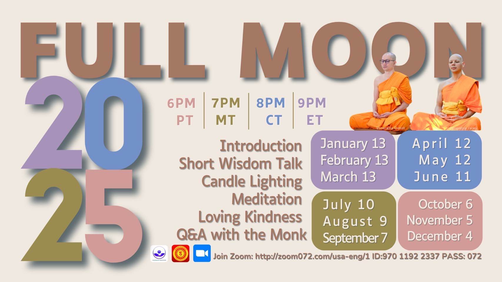 Calendar 2025 Full Moon Meditation