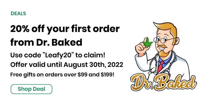 Get 20% Off Your First Order From Dr. Baked!