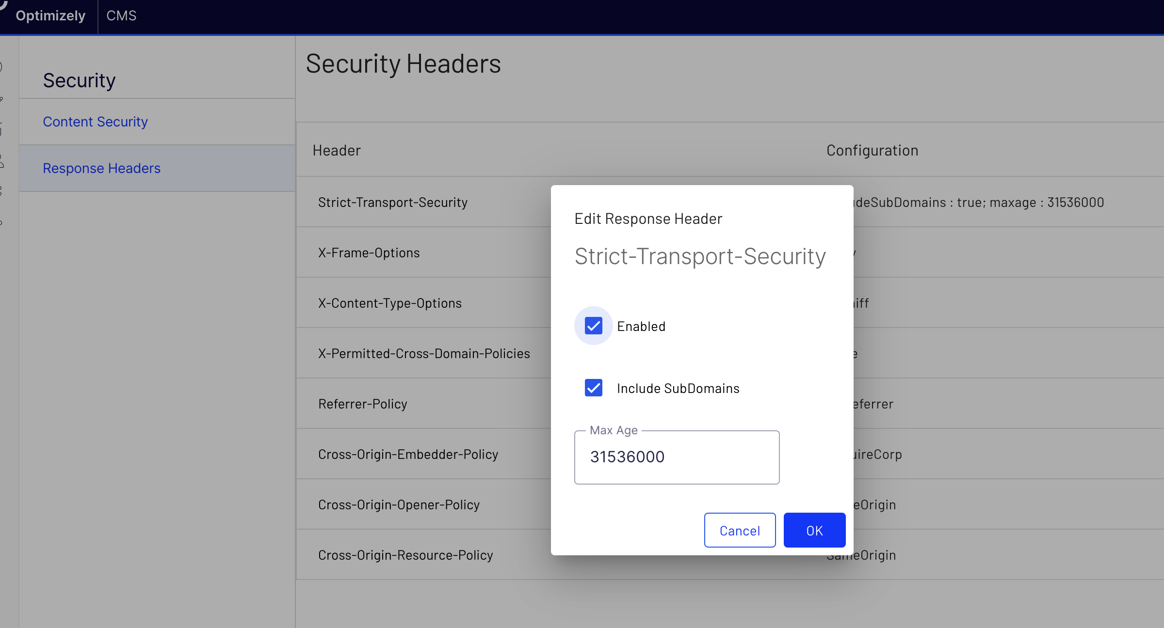 Jhoose Security - Response Headers