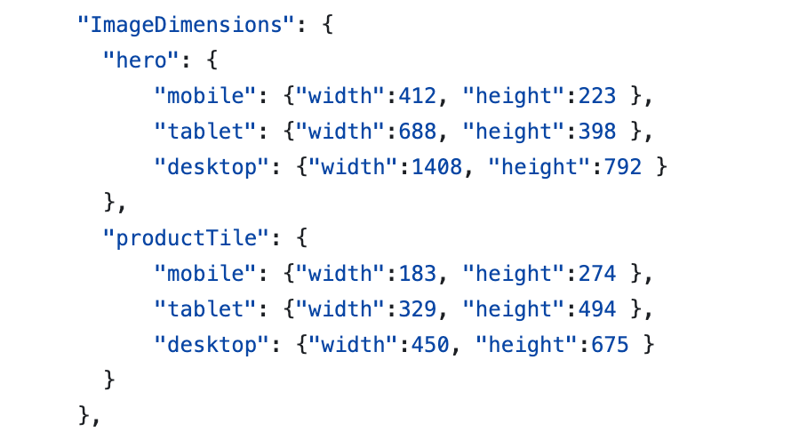 ImageDimensions - Settings