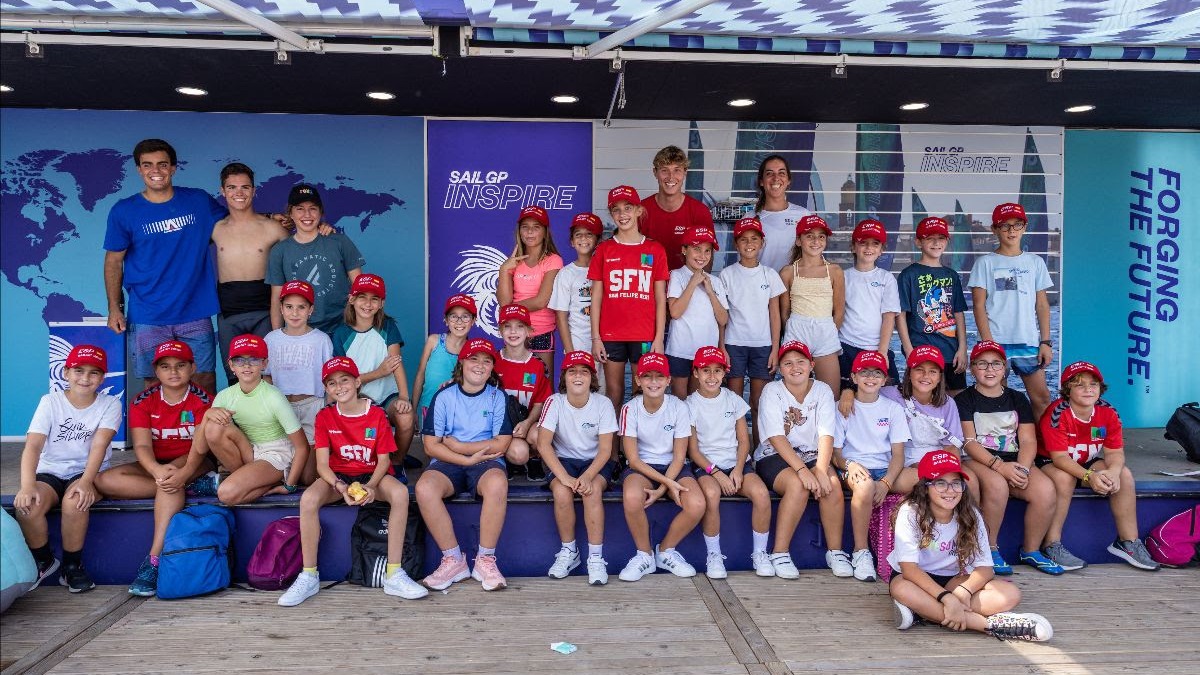 Season 4 // Inspire program participants at the Spain Sail Grand Prix in Cadiz
