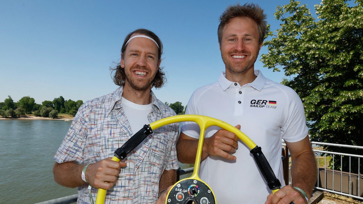 Sebastian Vettel and Erik Heil announced the Germany SailGP Team in May 2023
