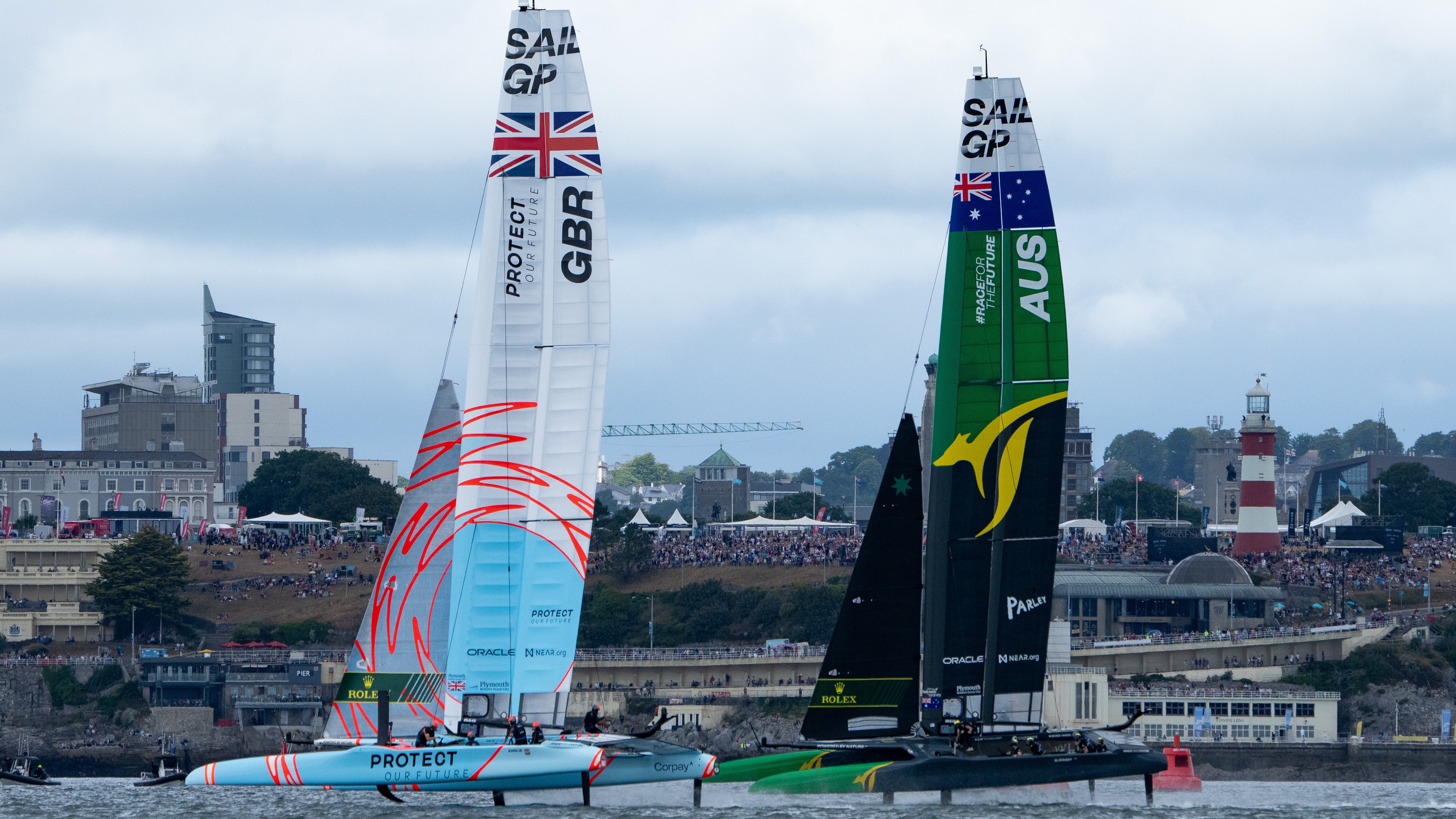 Season 3 // Great Britain Sail Grand Prix // Australia and GBR penalty