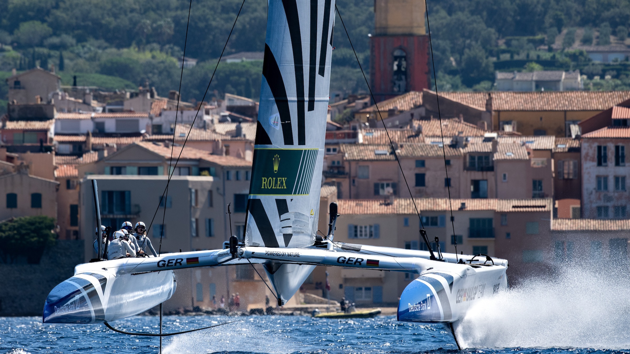 Season 4 // Germany F50 underway during training for the France Sail Grand Prix 