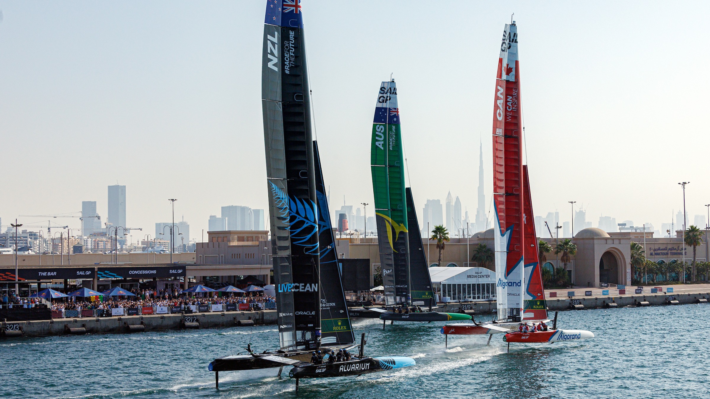 Season 3 // Dubai Sail Grand Prix // New Zealand, Australia and Canada by shore 