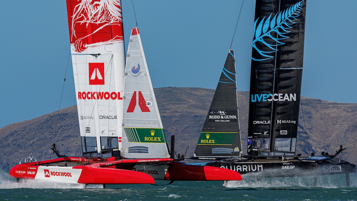 New Zealand Sail Grand Prix | Christchurch | Season 3 | Denmark | Racing