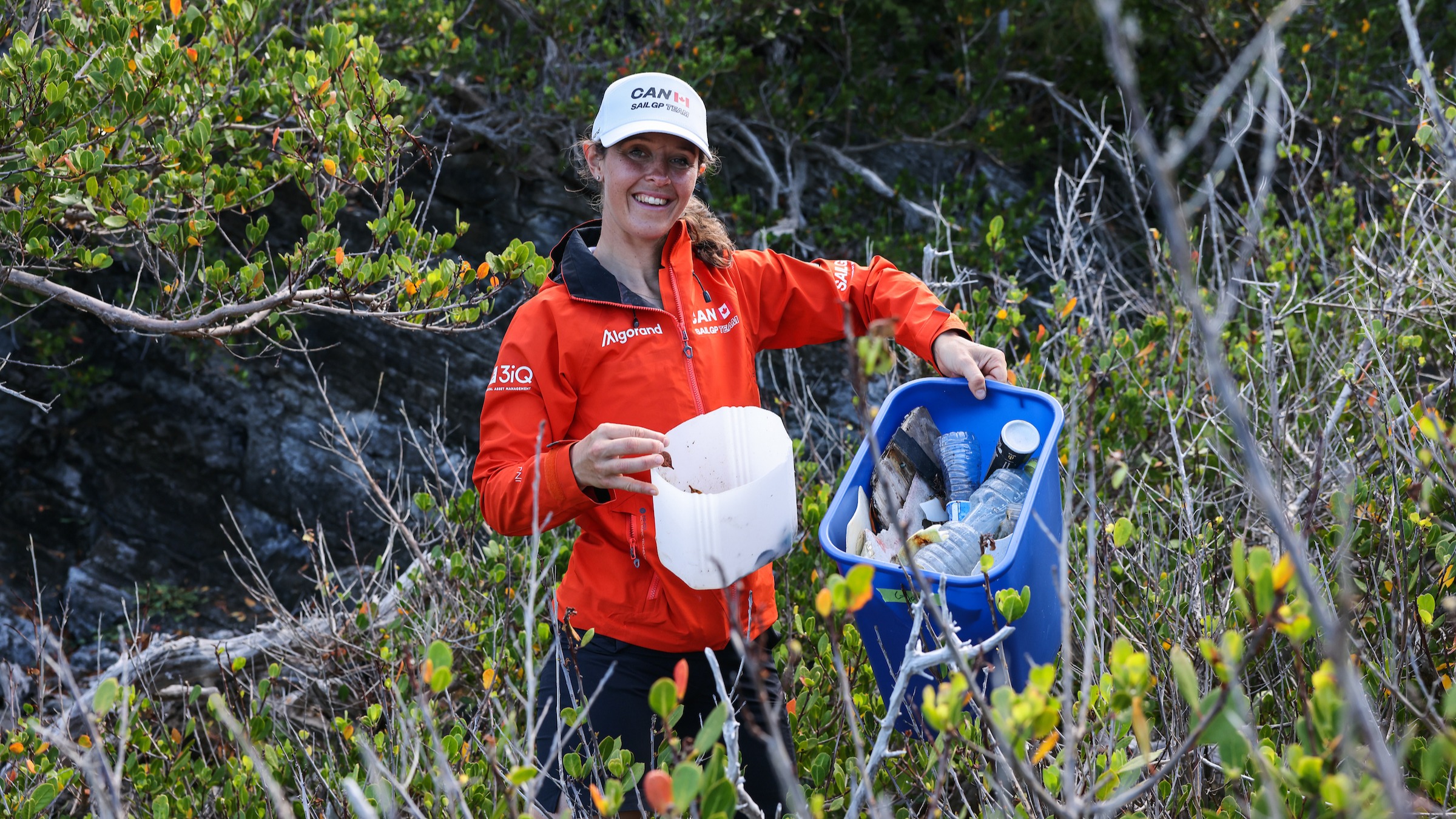 Season 3 // Canada SailGP Team // Isabella Bertold beach clean