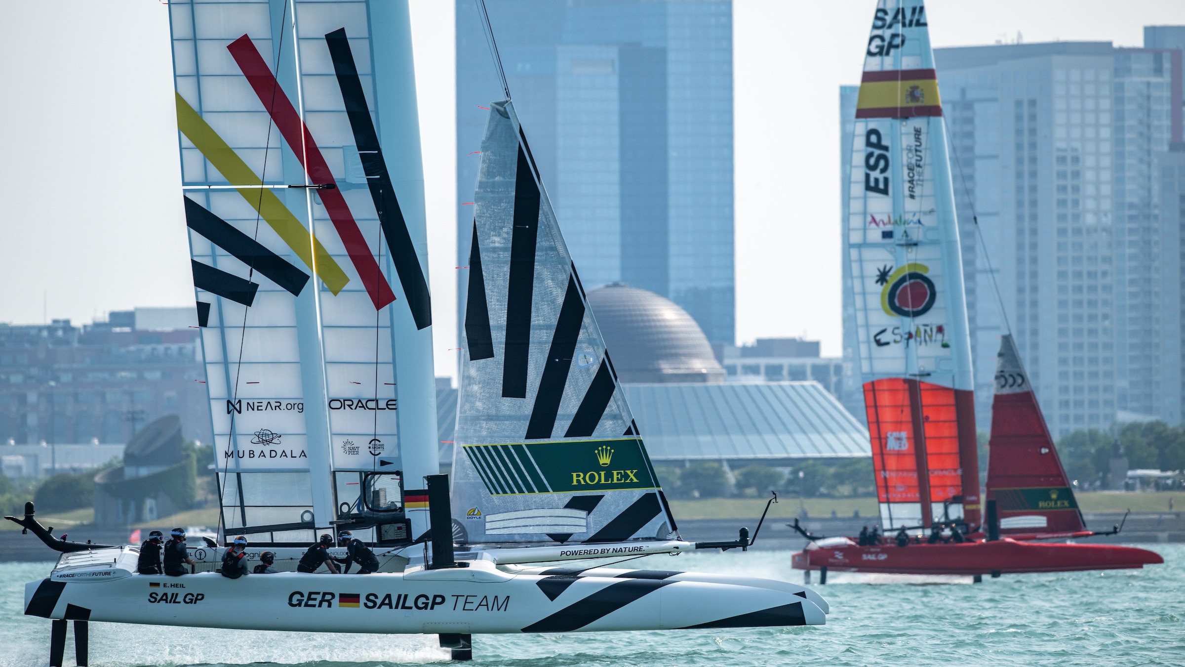 Season 4 // United States Sail Grand Prix Chicago // Germany with Spain in Chicago