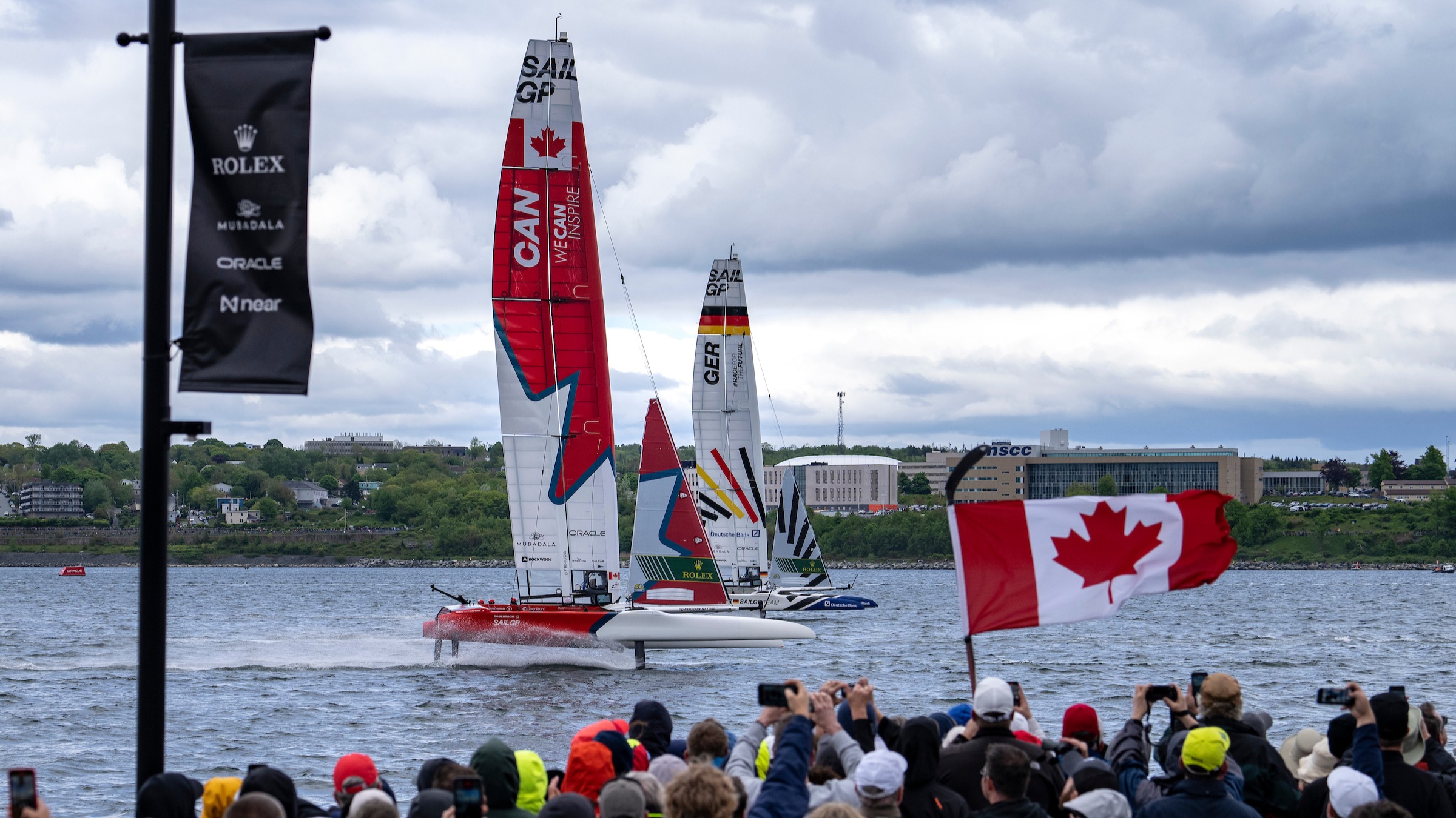 2024/25 Season // Canada with fans and Canada flag in Halifax