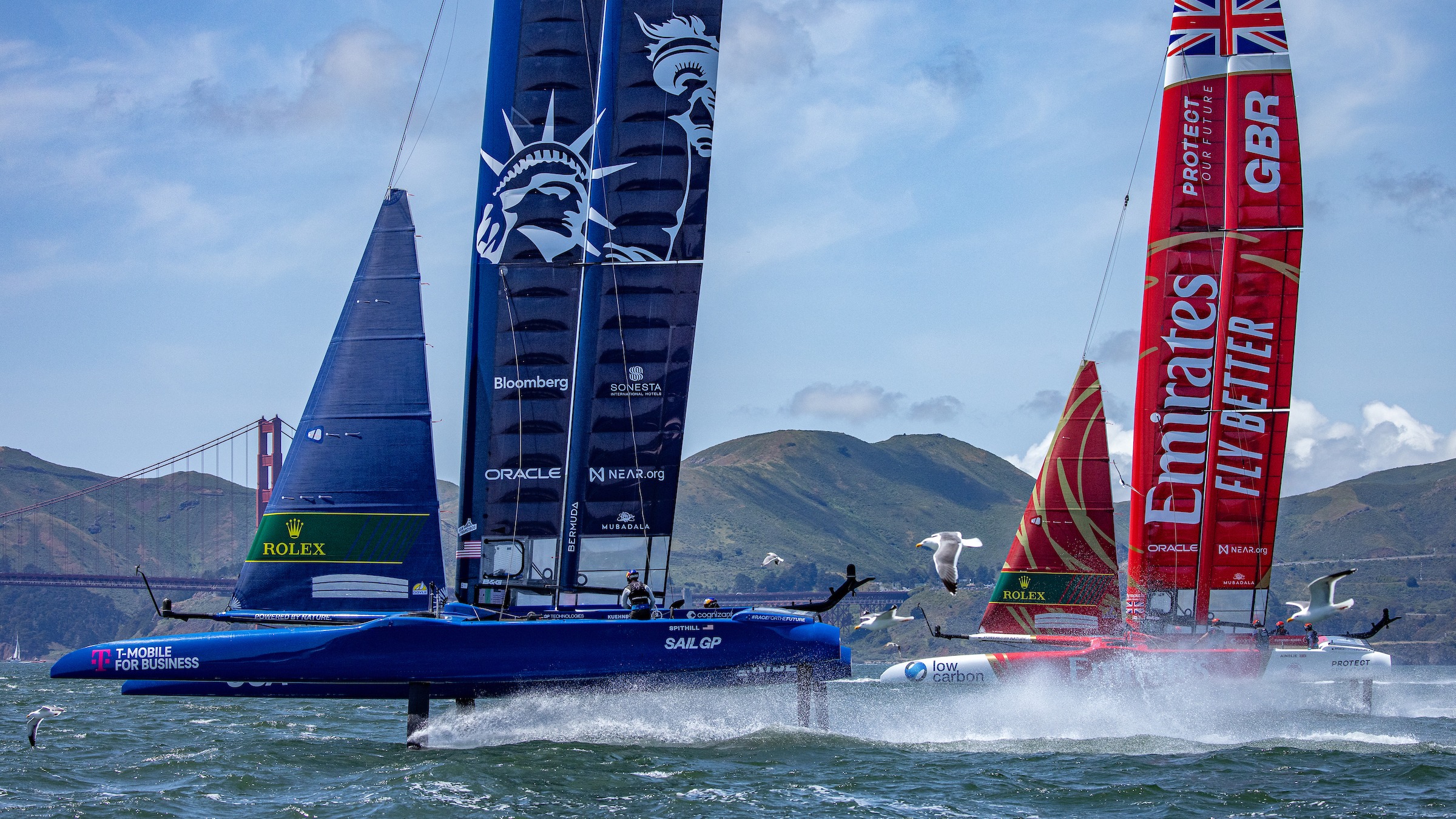 Season 3 // USA and Emirates GBR underway in San Francisco for Grand Final 