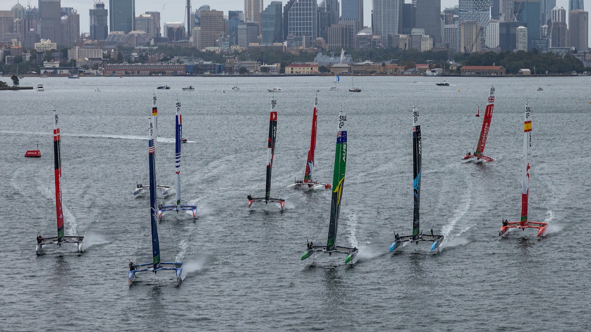 Sydney Harbour once again hosted SailGP's fast and furious racing