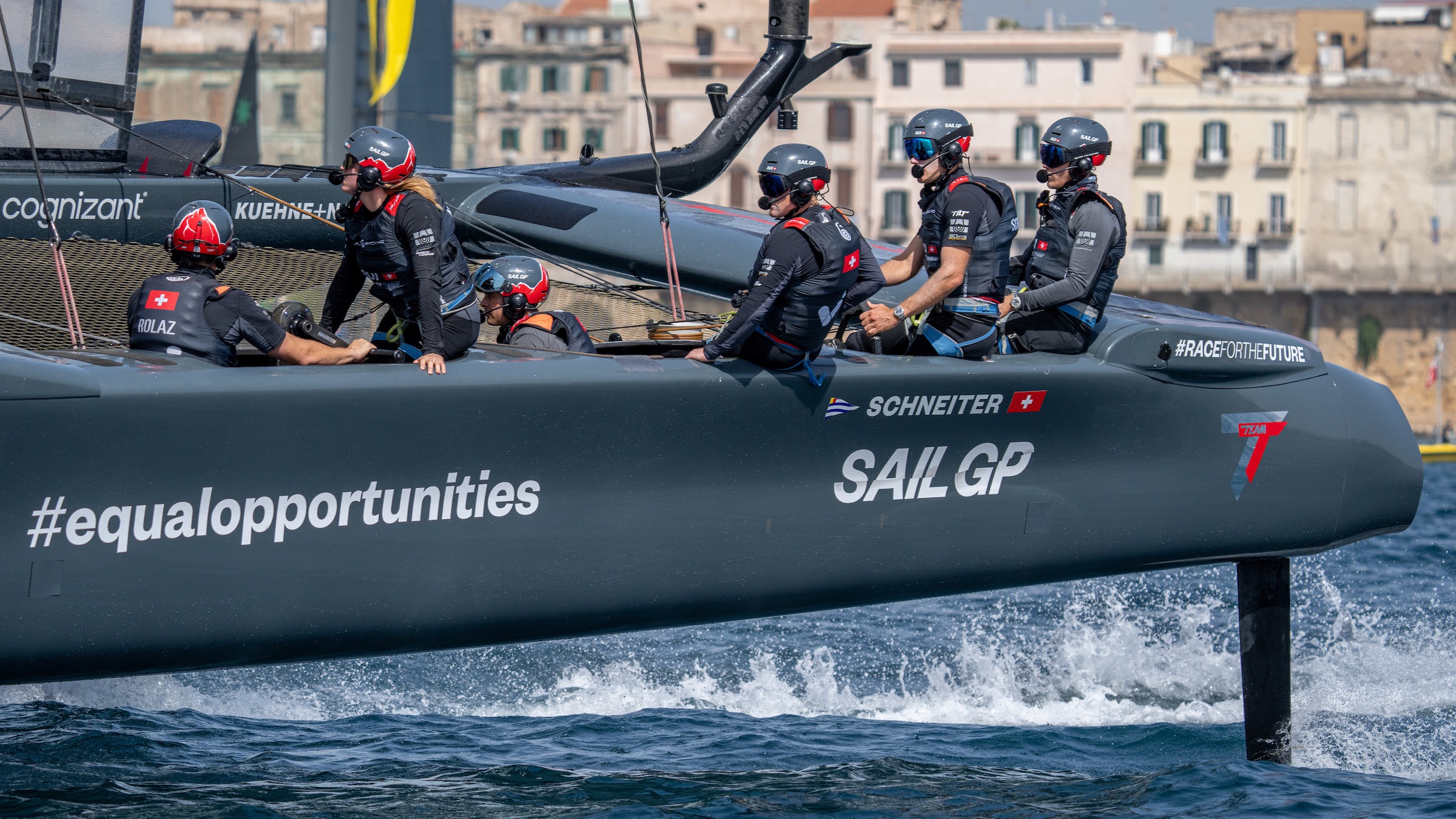 Italy Sail Grand Prix | Taranto | Season 4 | Switzerland | Practice