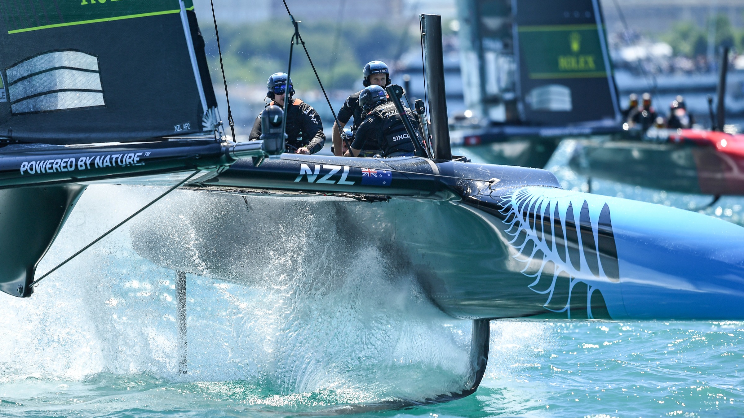 Season 3 // United States Sail Grand Prix Chicago // New Zealand crew close up