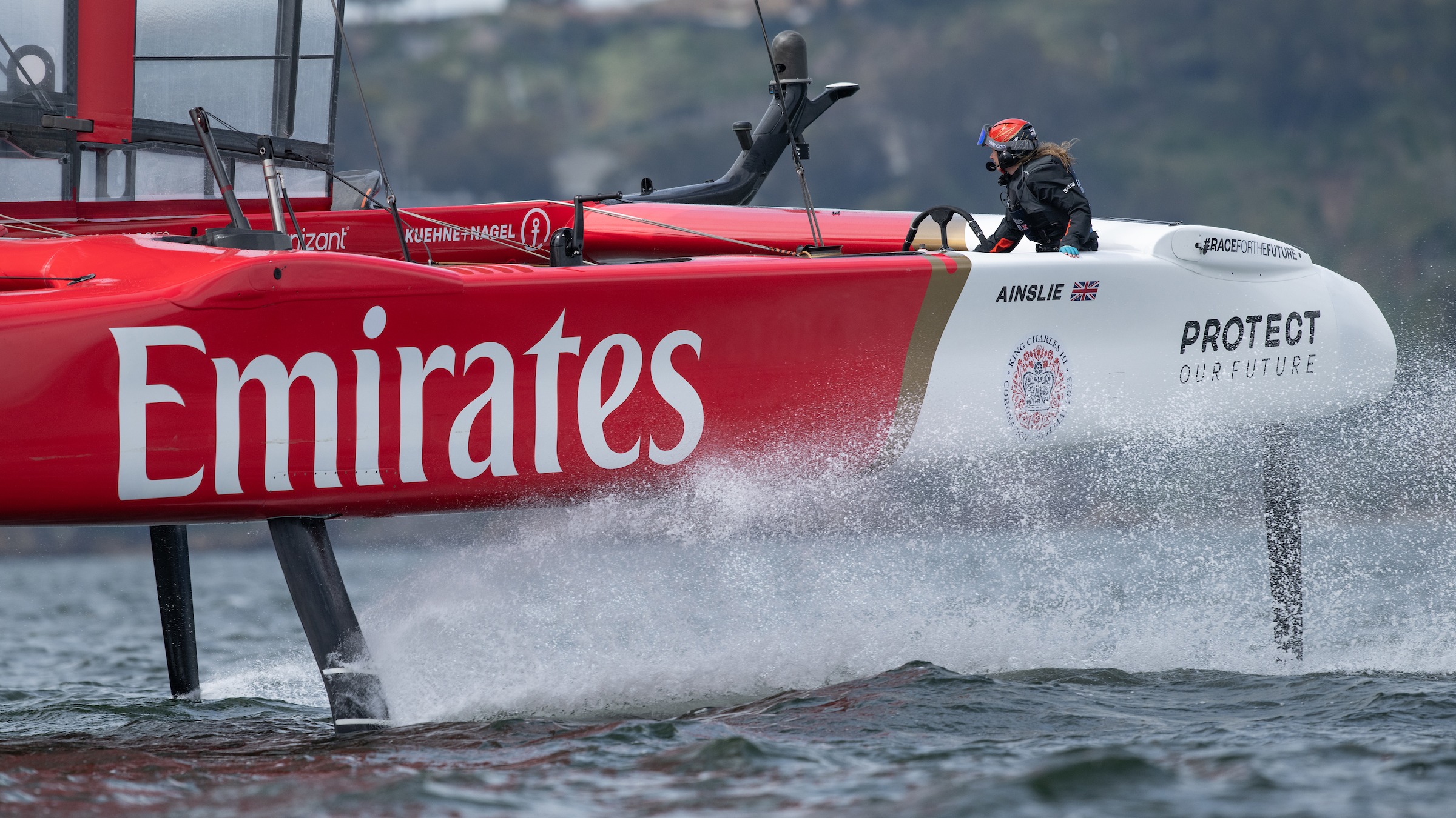 Season 4 // United States Sail Grand Prix Chicago // Hannah Mills driving Emirates GBR