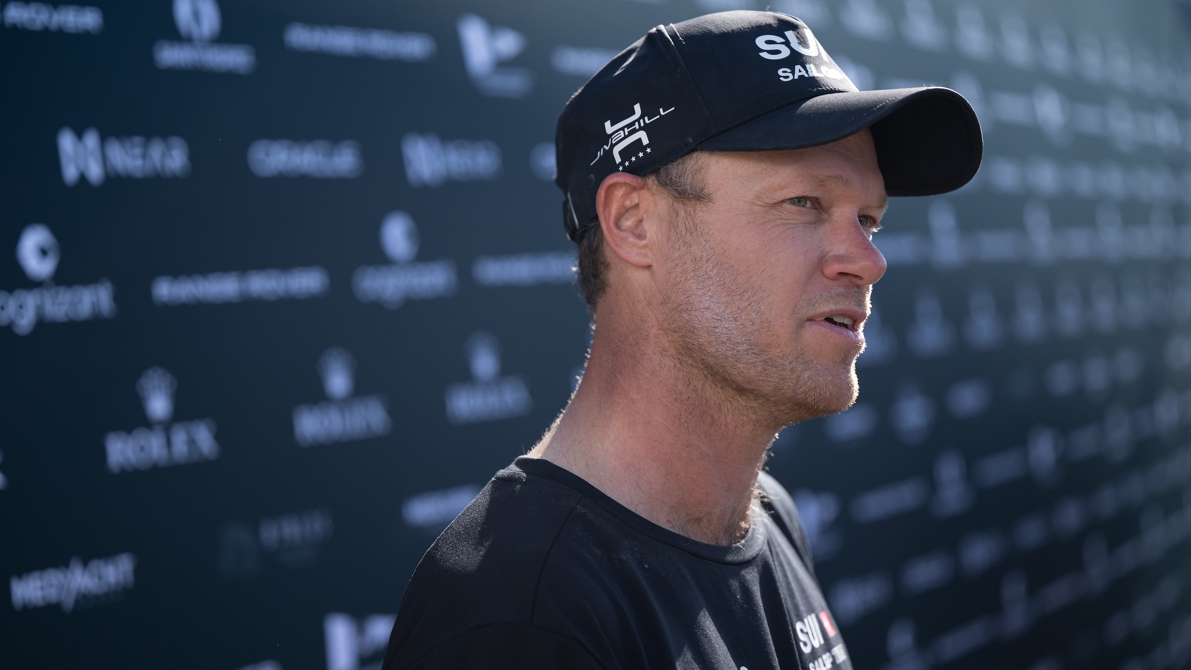 Season 3 // Switzerland SailGP Team // Nathan Outteridge in Mixed Zone