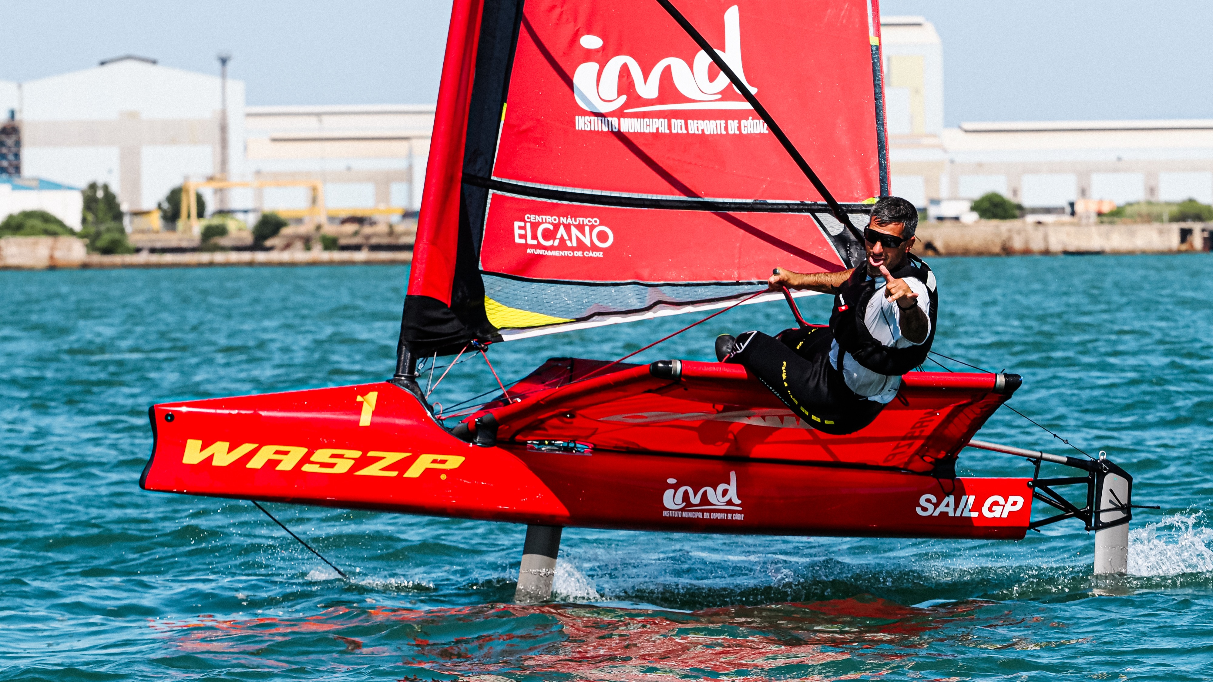 Season 4 // Spain SailGP Team // Train the trainers foiling WASZP