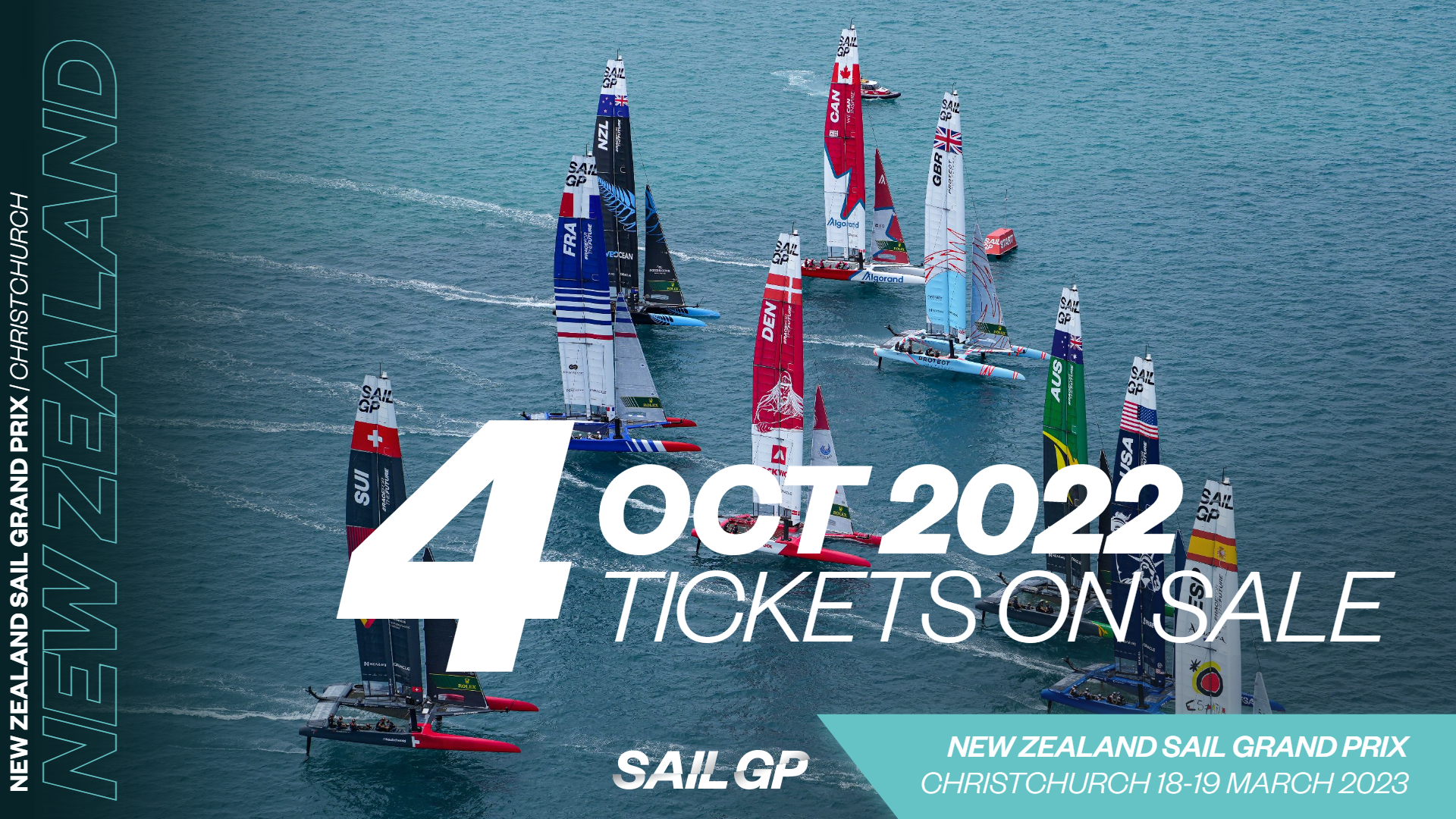 New Zealand Sail Grand Prix | Christchurch | Season 3 | Tickets On Sale Asset