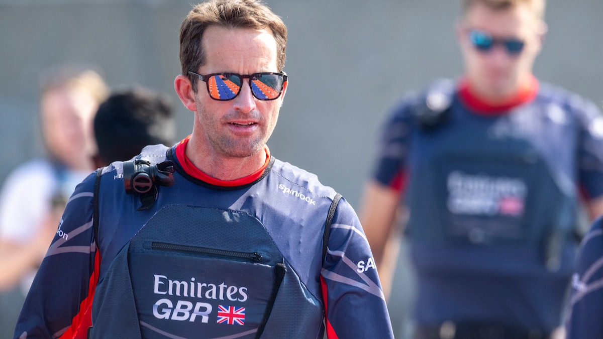 Season 4 // Emirates GBR driver Ben Ainslie on first day of racing in Dubai 