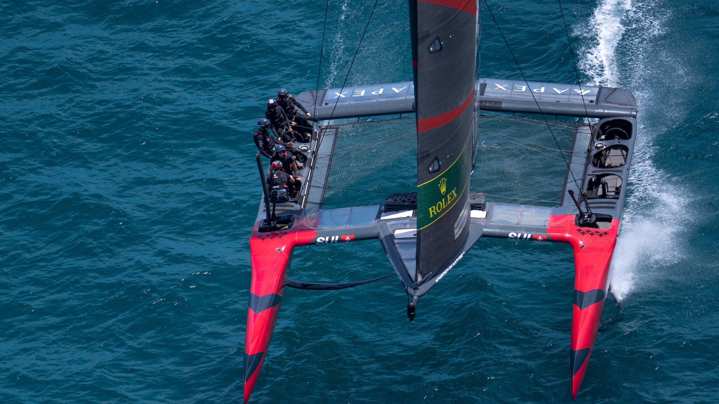 Season 4 // Switzerland takes fleet race 4 win in Bermuda 