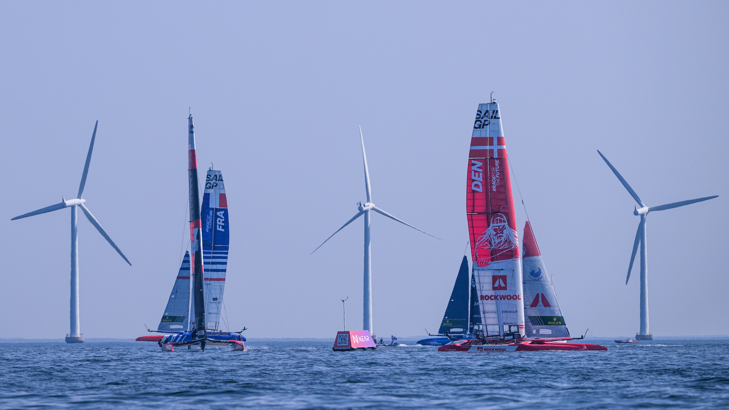 Season 3// ROCKWOOL Denmark Sail Grand Prix // Denmark and France with wind turbines