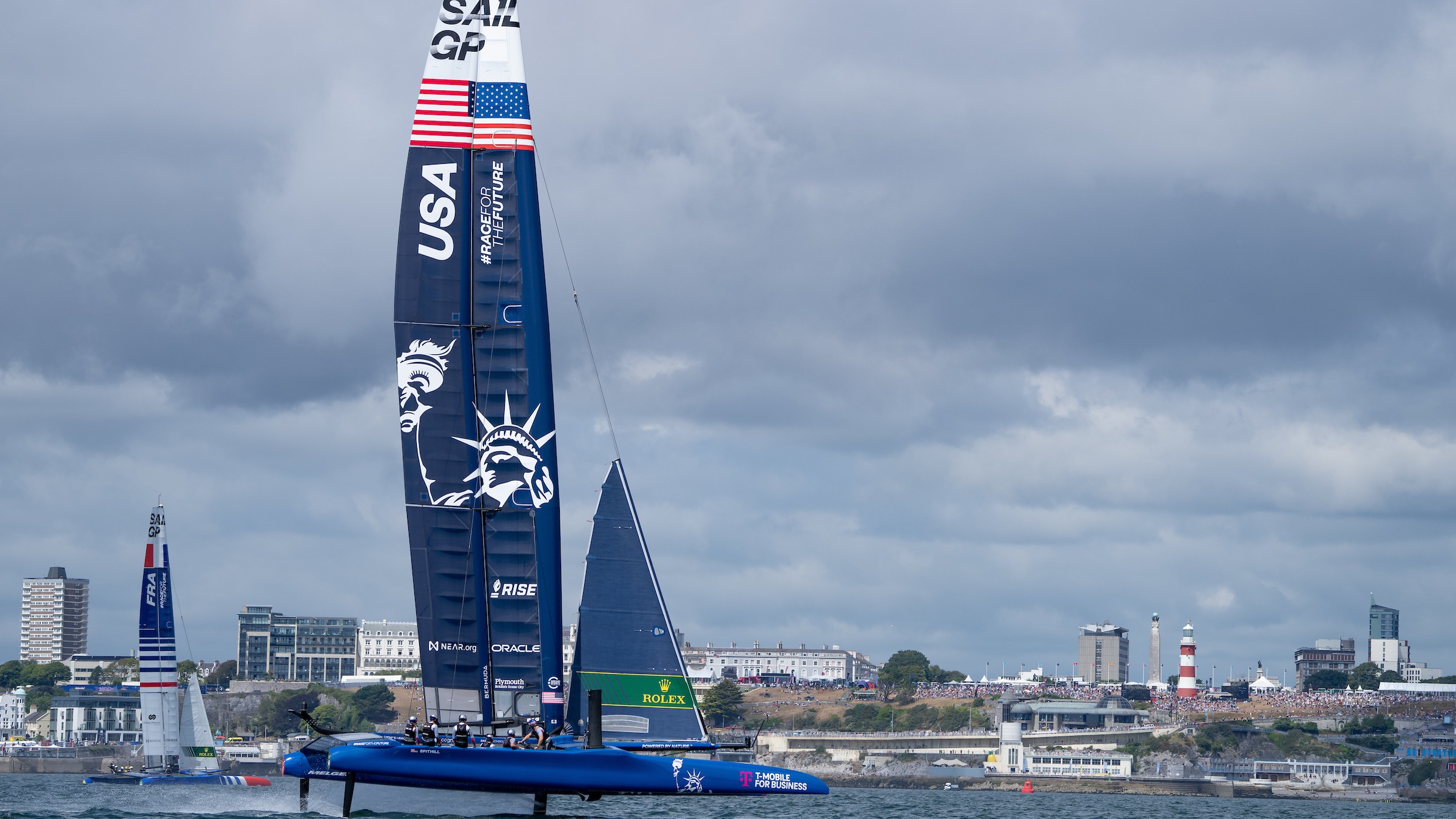 Season 3 // Great Britain Sail Grand Prix // United States SailGP Team in Plymouth