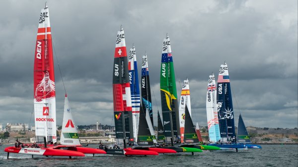 Behind the mic: SailGP commentators on Plymouth's six front-runners and Great Britain's contentious penalty 
