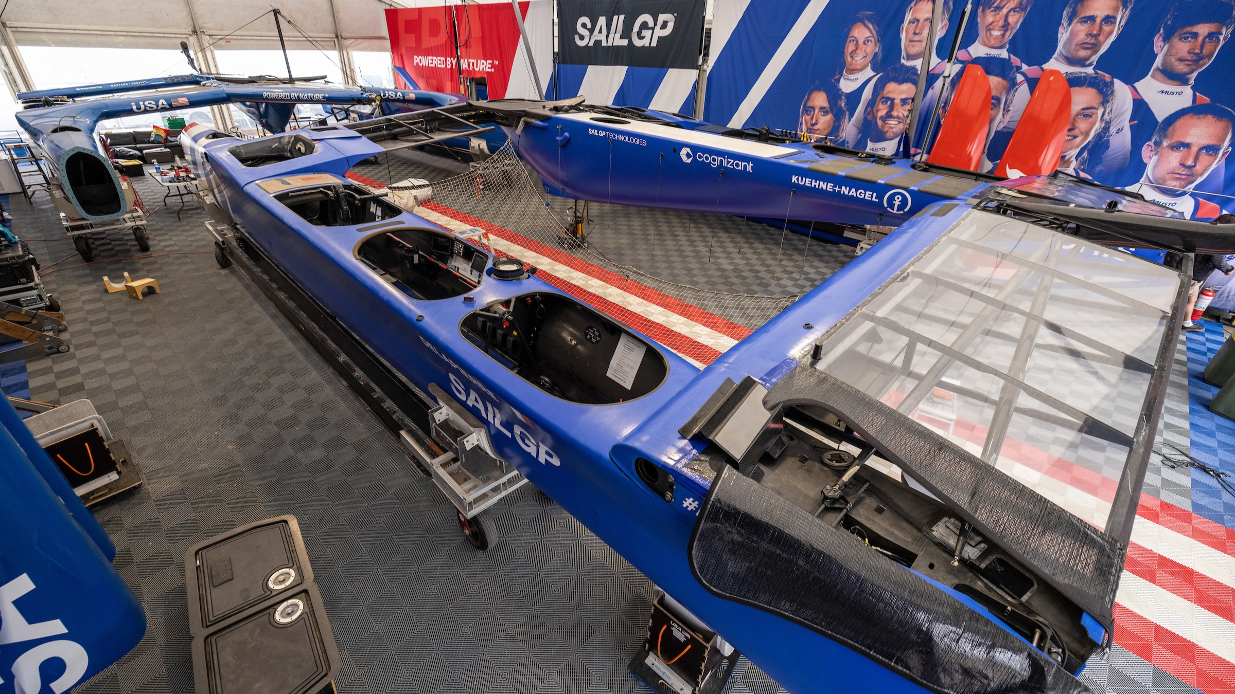 Season 3 // New Zealand Sail Grand Prix // Wing shed in event build up