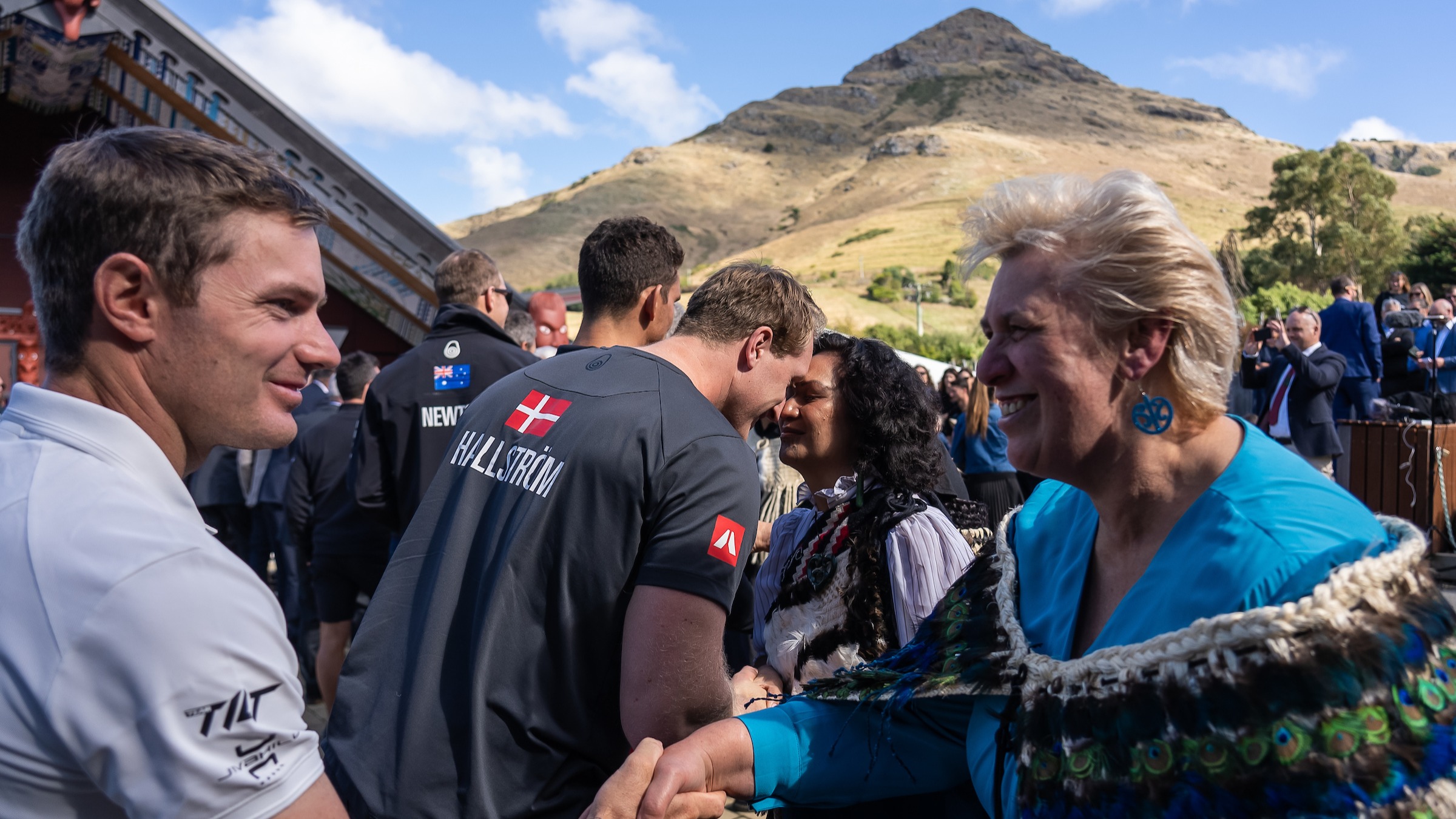 Season 3 // New Zealand Sail Grand Prix // Sebastien Schneiter at Mauri ceremony