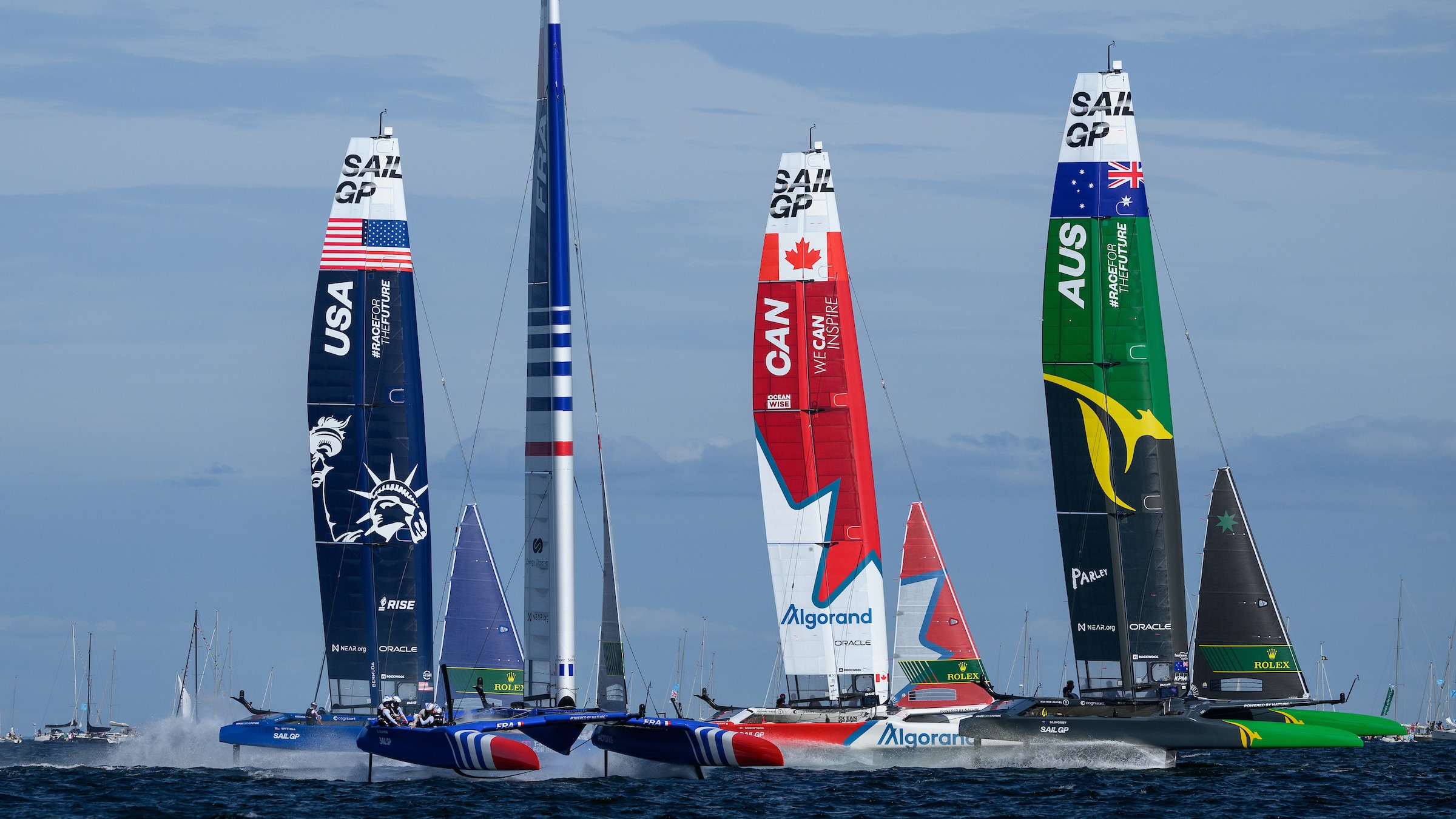 Season 3 // ROCKWOOL Denmark Sail Grand Prix // Canada with fleet in Copenhagen