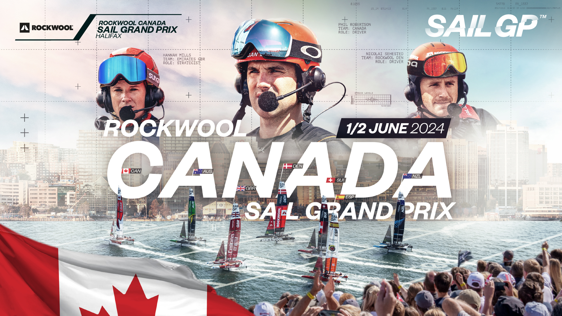 Halifax to host ROCKWOOL Canada Sail Grand Prix SailGP