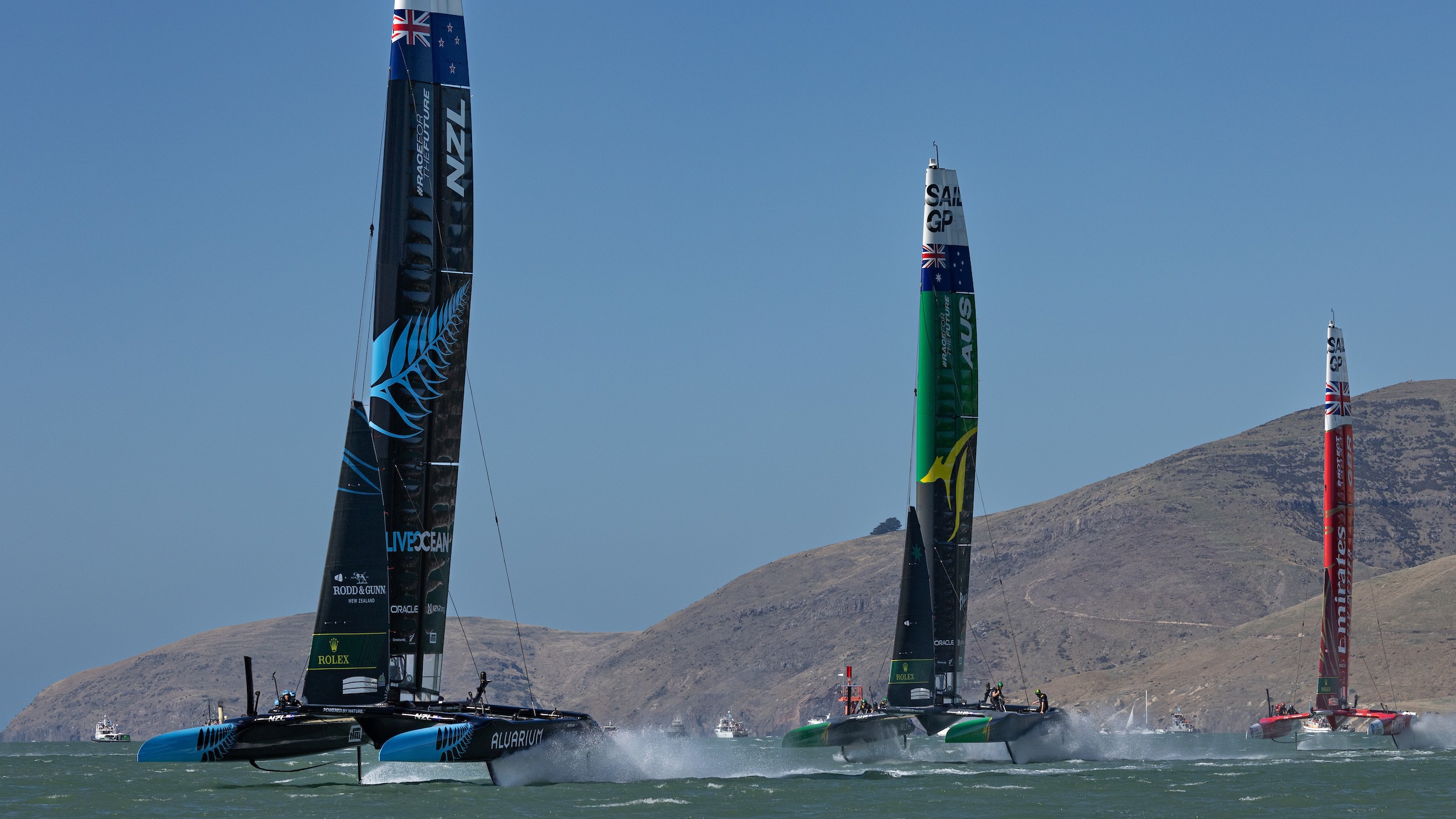 Season 3 // New Zealand Sail Grand Prix // NZL leads AUS in Christchurch 