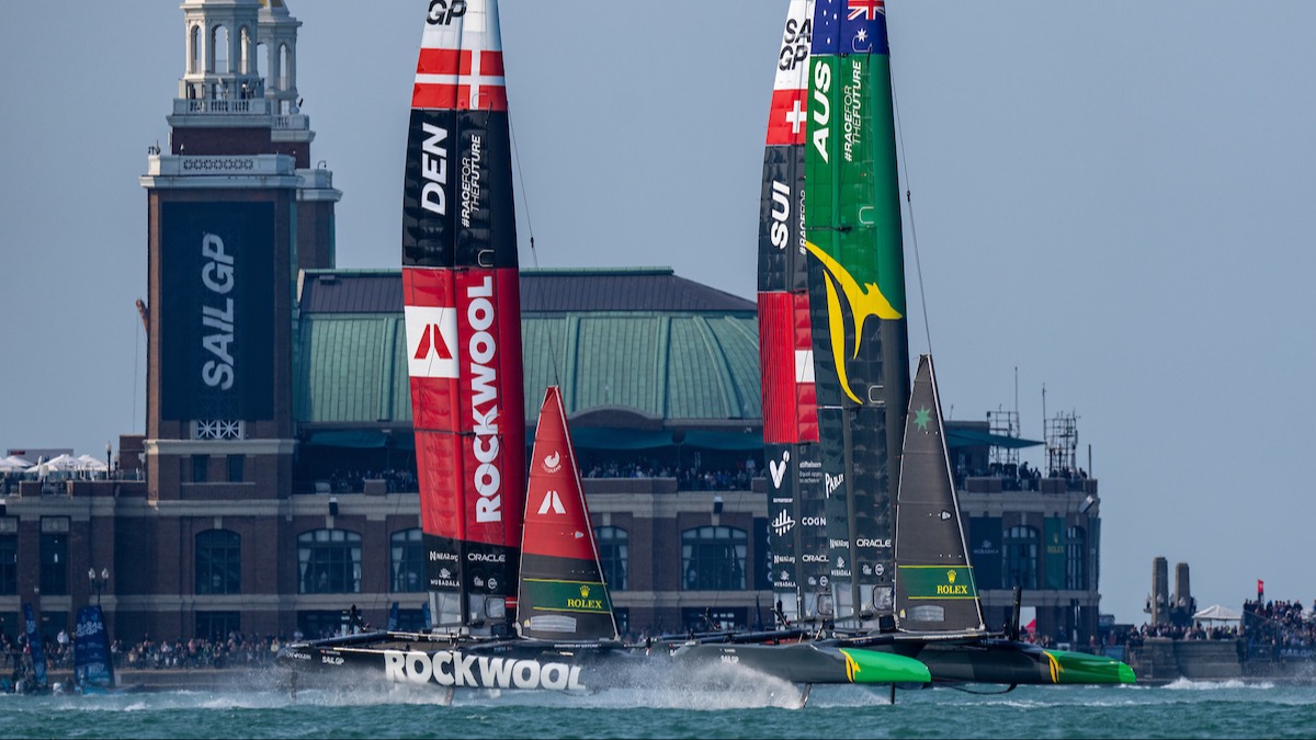 United States Sail Grand Prix | Chicago at Navy Pier | Season 4 | Denmark | Australia | Racing