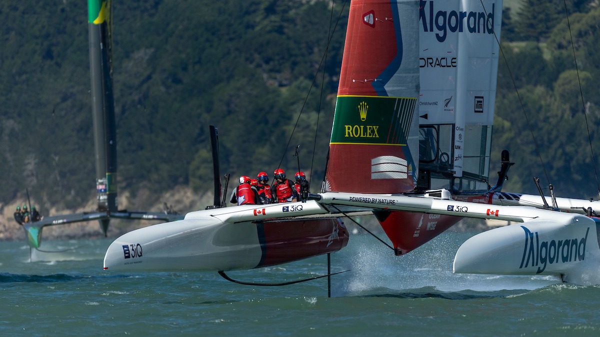 It was a first ever event win for the Canada SailGP Team in Christchurch