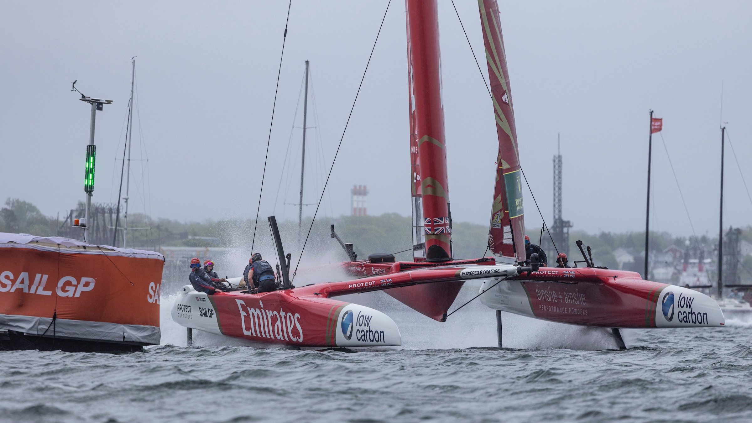 Season 4 // Emirates GBR underway on day two of Halifax 