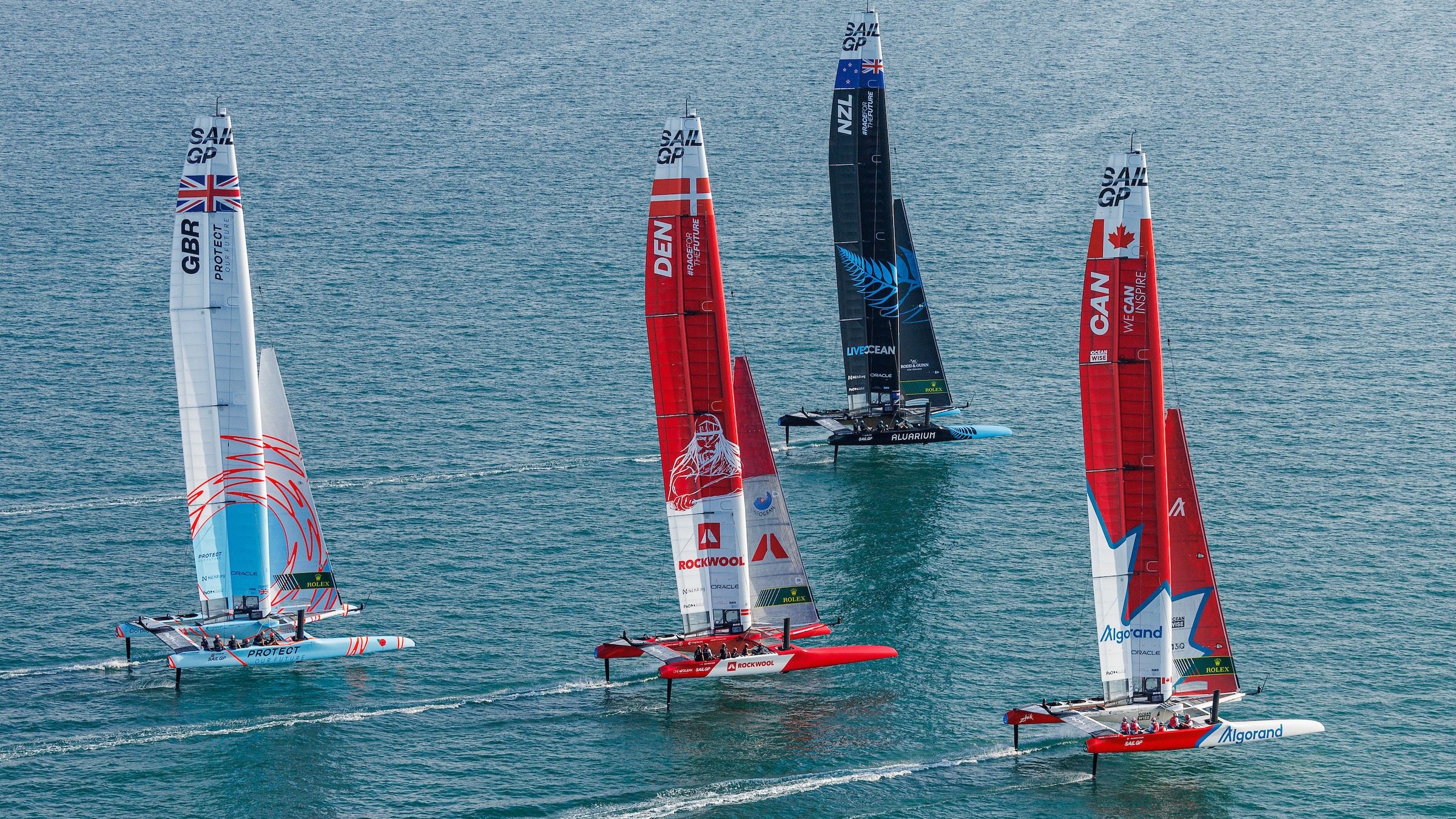 Season 3 // Dubai Sail Grand Prix // Denmark, New Zealand, Canada and Great Britain on day one