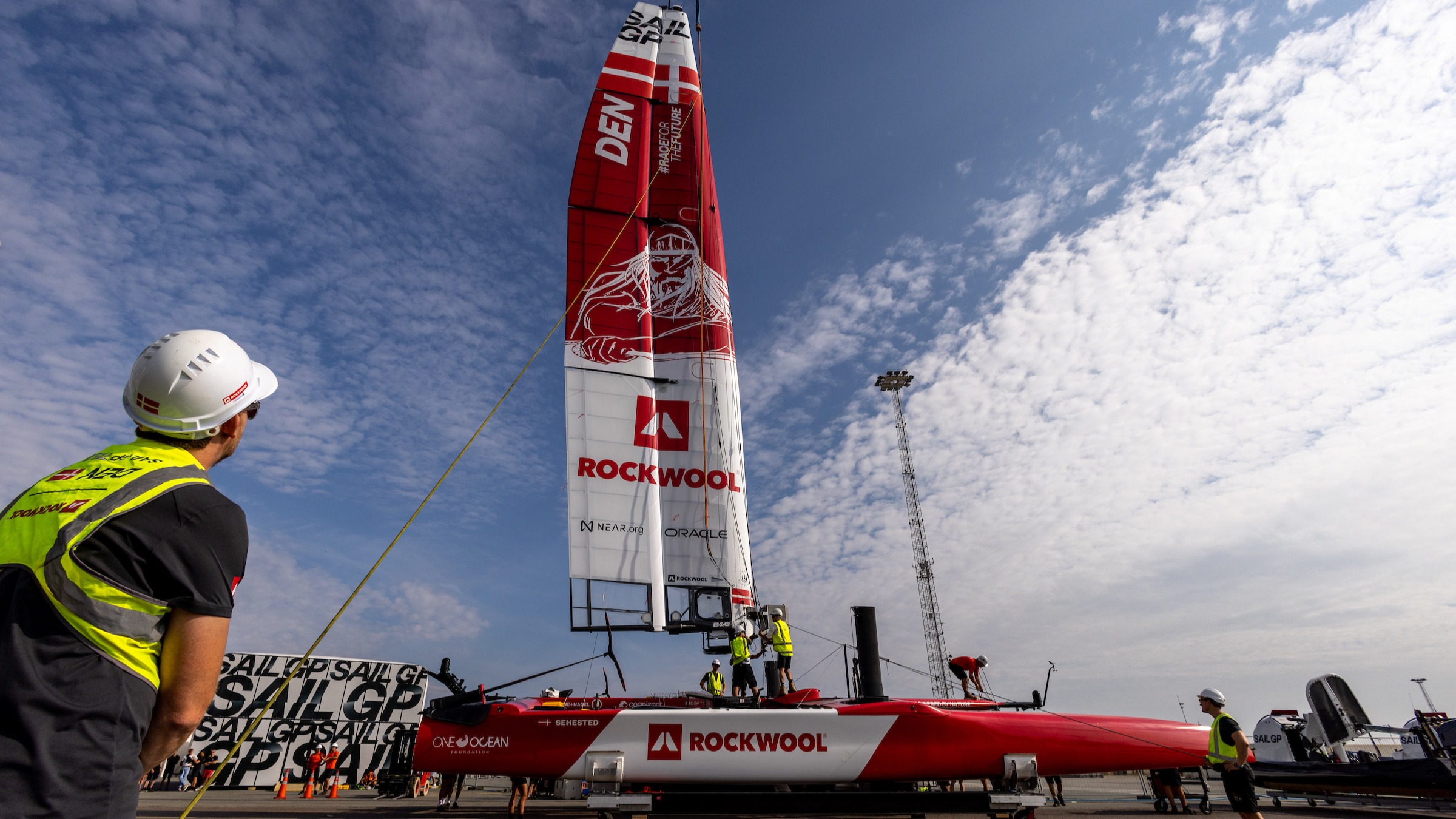 Season 3 // ROCKWOOL Denmark Sail Grand Prix // Denmark F50 craned in