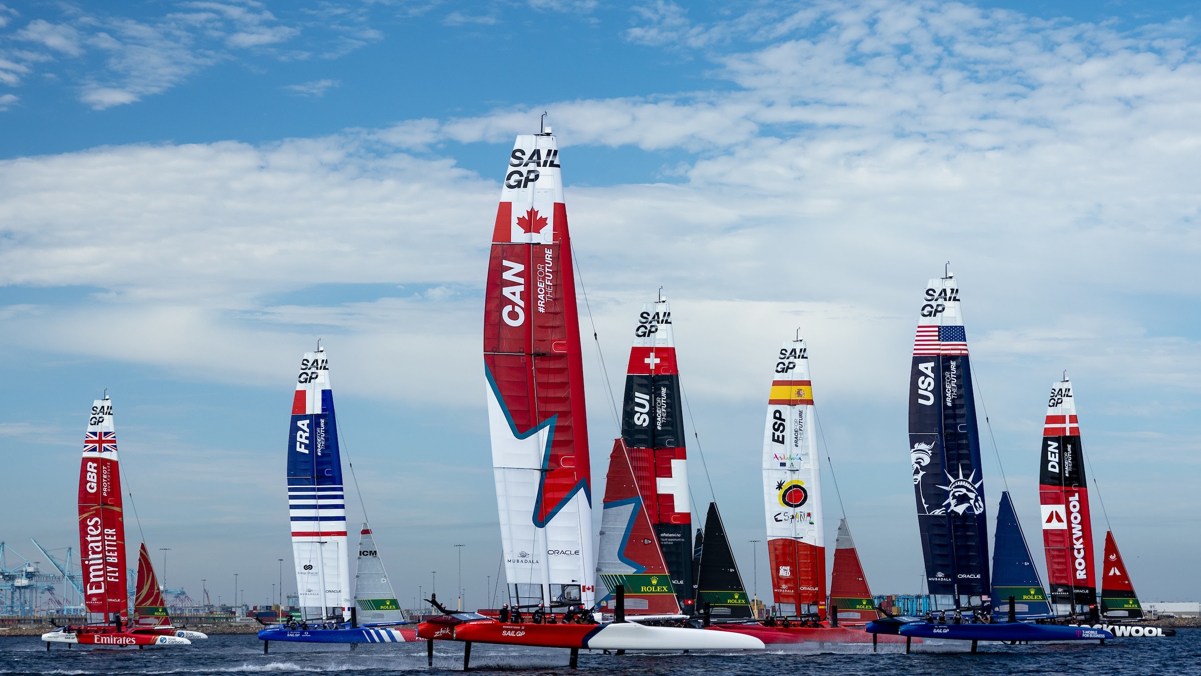 Season 4 // Canada SailGP Team // Canada and the fleet in LA