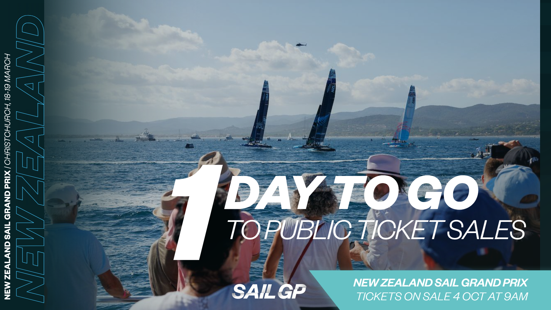 Season 3 // New Zealand Sail Grand Prix // One day to public tickets