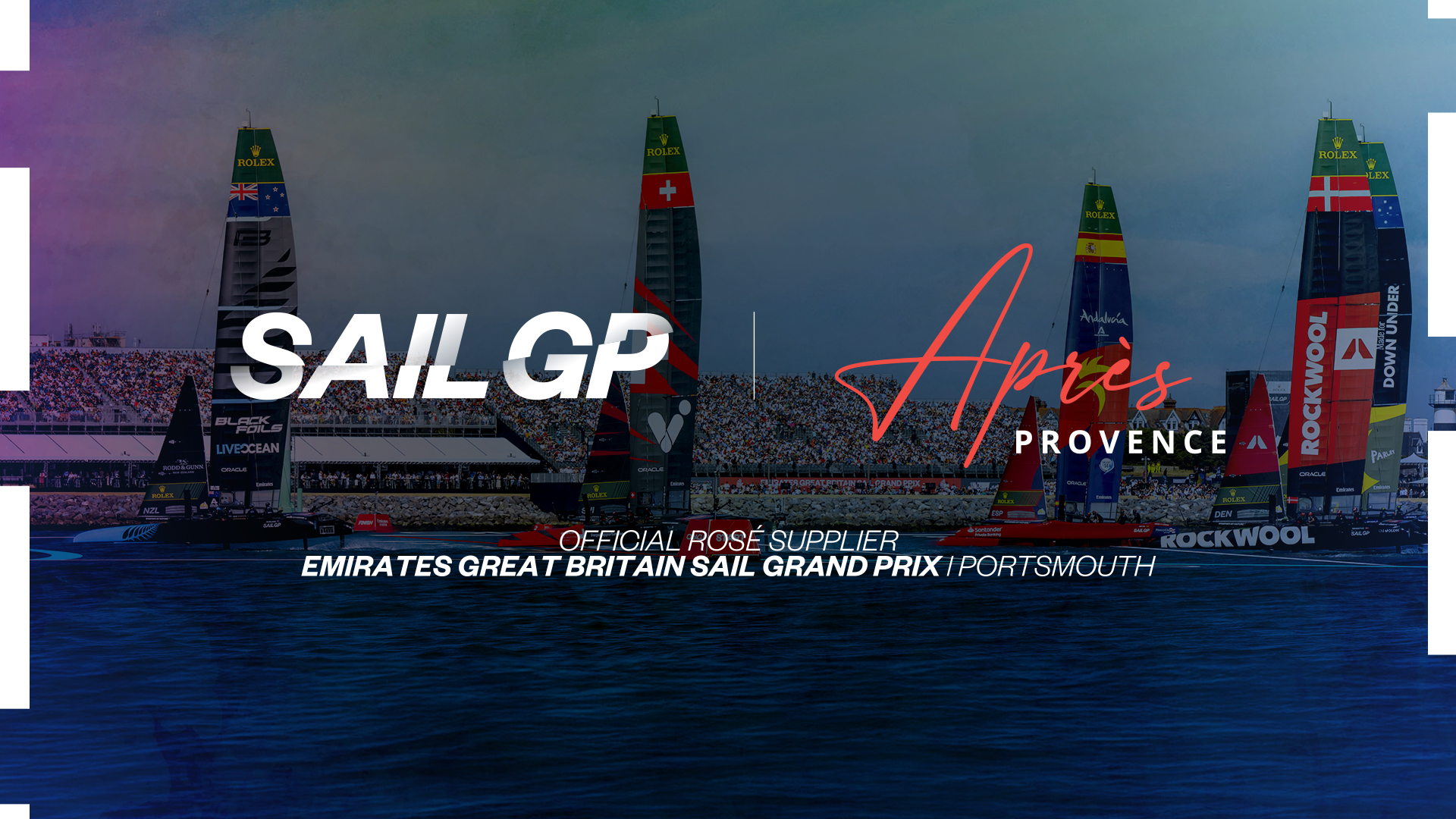 Après Provence joins Emirates Great Britain Sail Grand Prix as official rosé partner