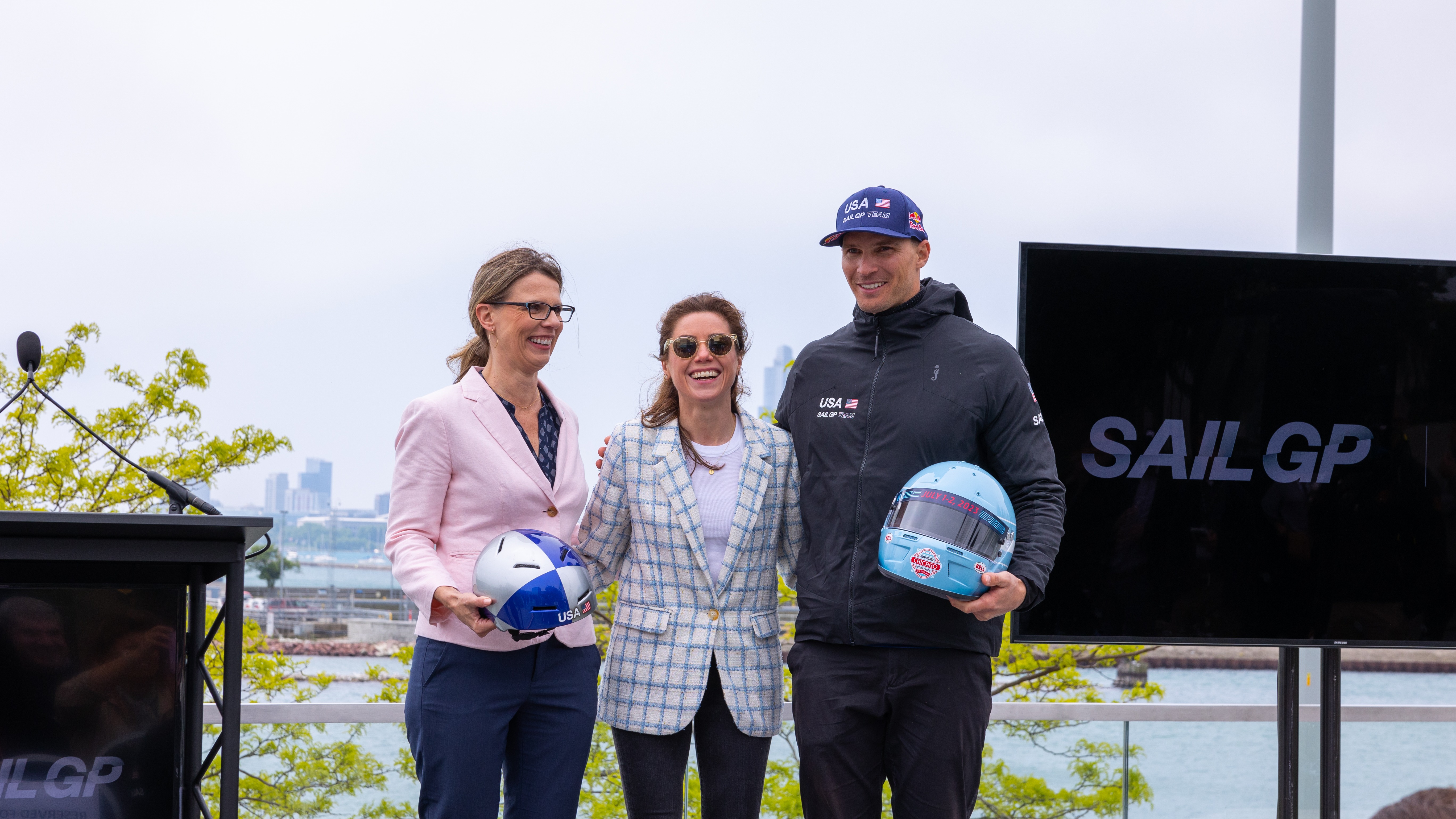 Season 4 // United States Sail Grand Prix Chicago // NASCAR helmet swap