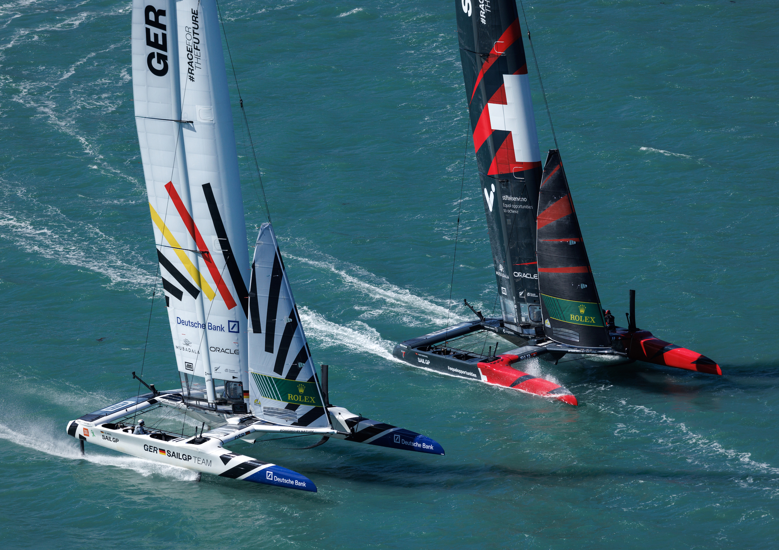 Season 4 // Germany and Switzerland on second day of racing in Christchurch 