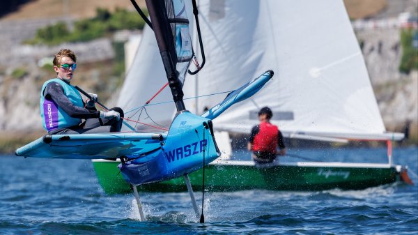 “It was not your everyday sailing experience”: Inspire sailor Ben Tylecote on racing with the WASZP program in Plymouth